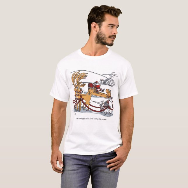 Unicorn Reindeer white T-shirt (Hel framsida)