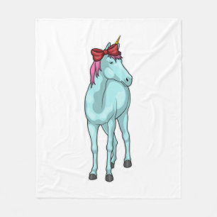 Unicorn Ribbon Fleecefilt