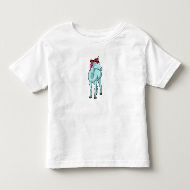 Unicorn Ribbon T Shirt (Framsida)