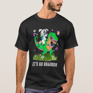 Unicorn Riding Dinosaur Låt oss Go, Brandon T Shirt