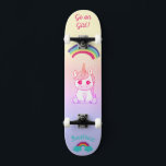 Unicorn Rinbow Skateboard<br><div class="desc">Unicorn på skateboard med personlig captions Unicorn Personlig Skateboard CLICK on PERSONALIZE MMPLATE OPTION AND Enter the NAMN. du kan också anpassningsbar annan bildtext. Skateboard för coola designad med levande färg och för bakgrunden och en funky som förenar en skateboard. Skateboard ger en underbar gåva till en enhörning av älskare....</div>