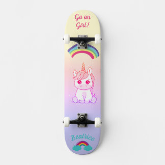 Unicorn Rinbow Skateboard