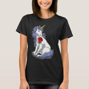 Unicorn Ro Flower T Shirt