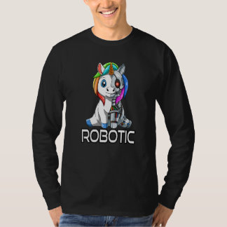 Unicorn Robot Robotic Cuddling Cyborg T Shirt