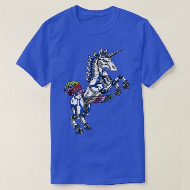 Unicorn Robot T Shirt (Design framsida)