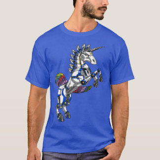 Unicorn Robot T Shirt