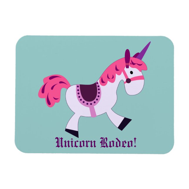 Unicorn Rodeo Magnet (Horisontell)