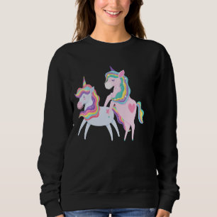 Unicorn Romantic med Social Avstånd Saint Valent T Shirt