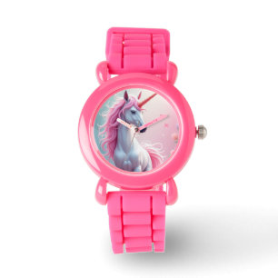 Unicorn Rosa Glitter Watch Armbandsur