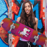 UNICORN ROSA SKATEBOARES FOR GIRLS MINI SKATEBOARD BRÄDA 18,5 CM<br><div class="desc">UNICORN SKATEBOARD</div>