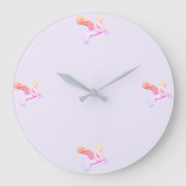 Unicorn Round Clock Stor Klocka