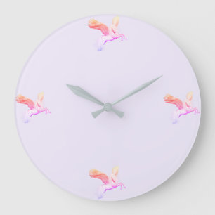 Unicorn Round Clock Stor Klocka