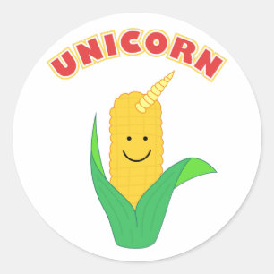 Unicorn Runt Klistermärke