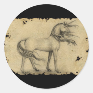 Unicorn Runt Klistermärke
