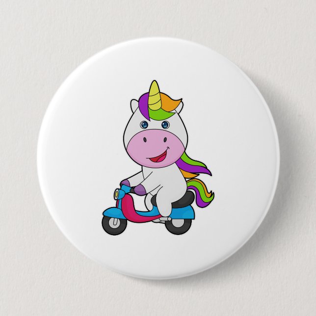 Unicorn Scooter Knapp (Framsida)