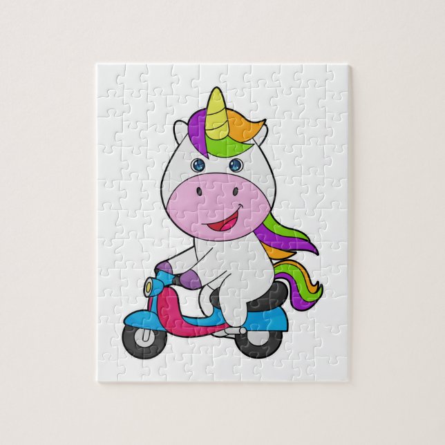 Unicorn Scooter Pussel (Vertikal)