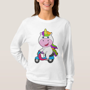 Unicorn Scooter T Shirt