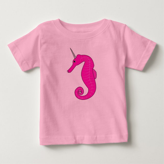 Unicorn Seahorse Tee (Framsida)