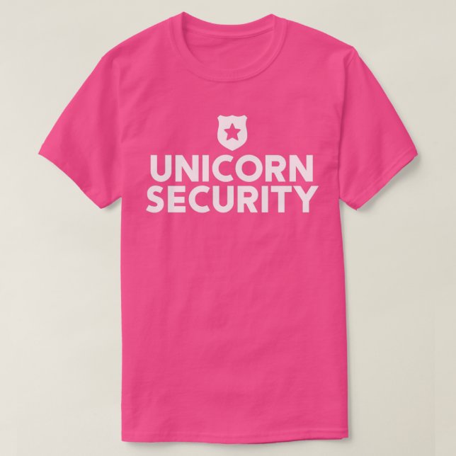 Unicorn Security 5 1 T Shirt (Design framsida)