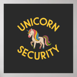 Unicorn Security: Behålla Magic Säker med en Touch Poster