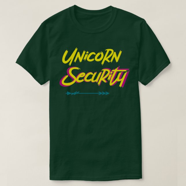 Unicorn Security Copy 1 T Shirt (Design framsida)