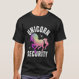Unicorn Security Funny Birthday Halloween Costume T Shirt