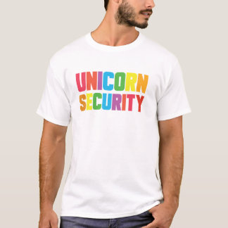 Unicorn Security Halloween T Shirt