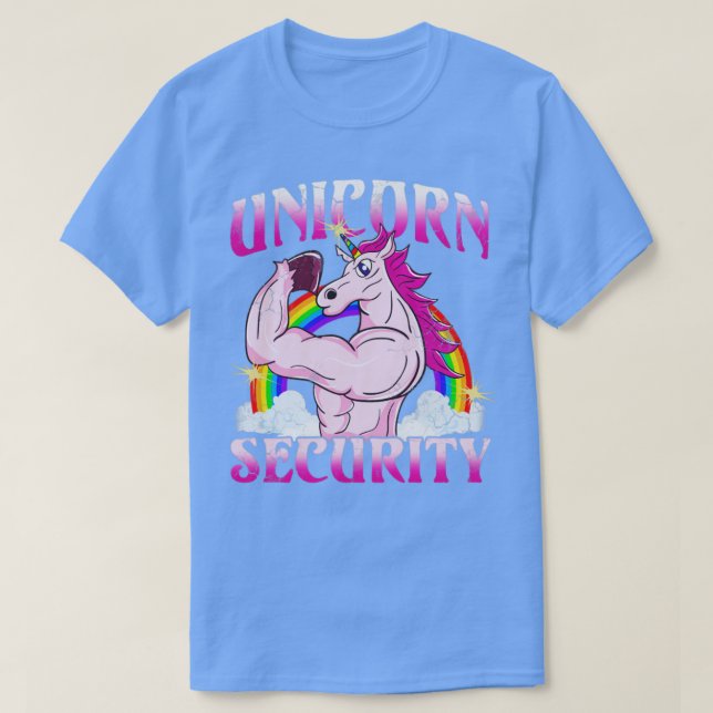 Unicorn Security T Shirt (Design framsida)
