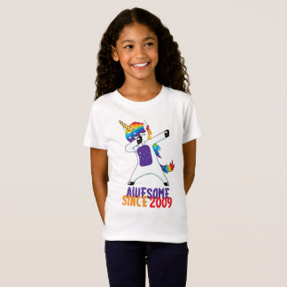 Unicorn Shirt Fantastisk sedan 2009 nionde födelse T