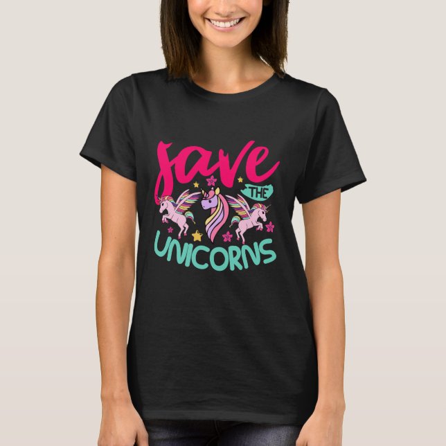 Unicorn Shirt med offert T (Framsida)