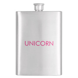 Unicorn shock rosa fuchsia text minimalist coola fickplunta