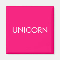 "Unicorn"-shock rosa fuchsia vit
