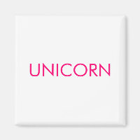 "Unicorn"-shock rosa fuchsia vit