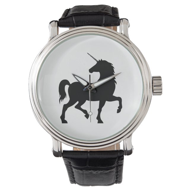 Unicorn Silhouette Armbandsur (Framsida)