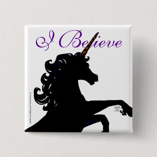 Unicorn Silhouette Knapp