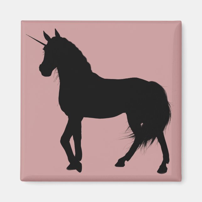 Unicorn Silhouette Magnet (Framsidan)
