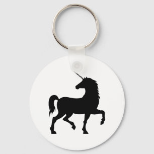 Unicorn Silhouette Nyckelring