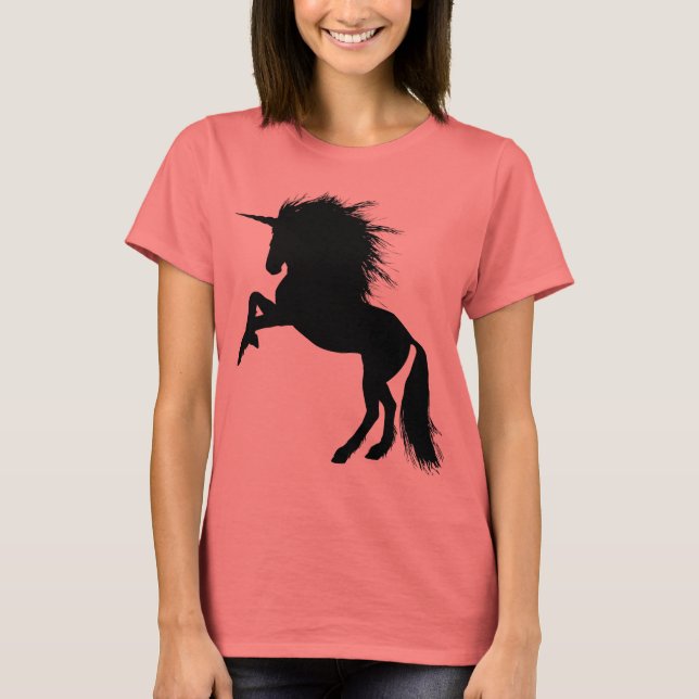 Unicorn Silhouette T Shirt (Framsida)