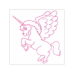 Unicorn Självfärgande Stämpel