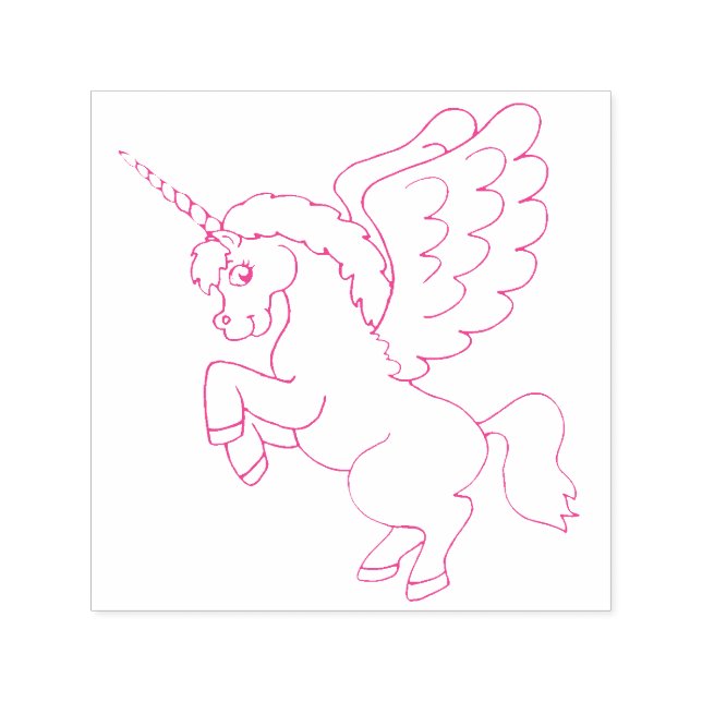 Unicorn Självfärgande Stämpel (Design)