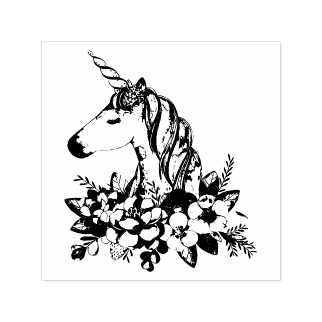 Unicorn Självfärgande Stämpel (Design)