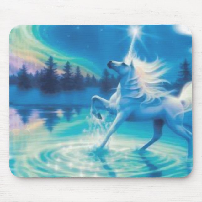 Unicorn sjö musmatta (Framsidan)