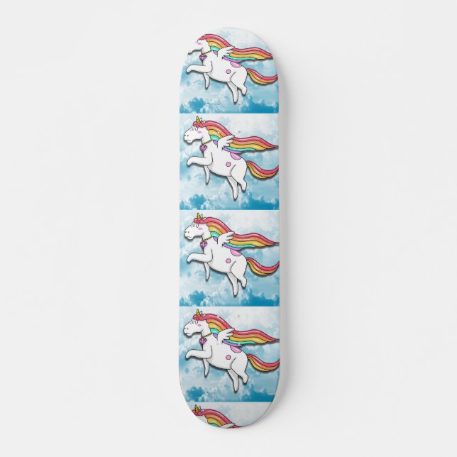 Unicorn Skateboard Deck (Framsida)