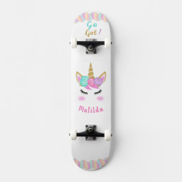 Unicorn Skateboard for Girl