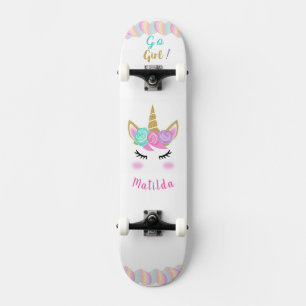 Unicorn Skateboard for Girl