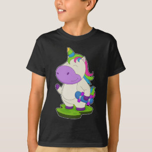 Unicorn Skater Skateboard-sport T Shirt