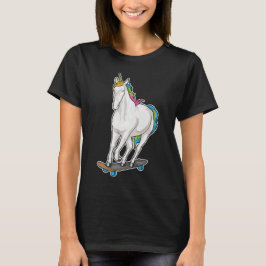 Unicorn Skater Skateboard T Shirt
