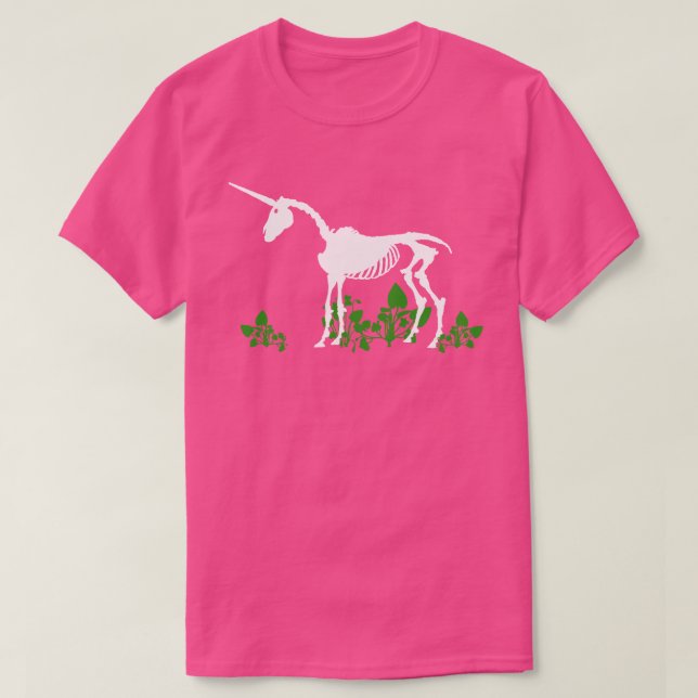 Unicorn Skeleton T-Shirt (Design framsida)