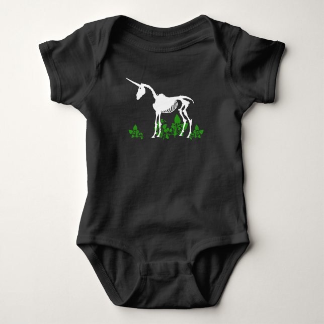 Unicorn Skeleton T Shirt (Framsida)