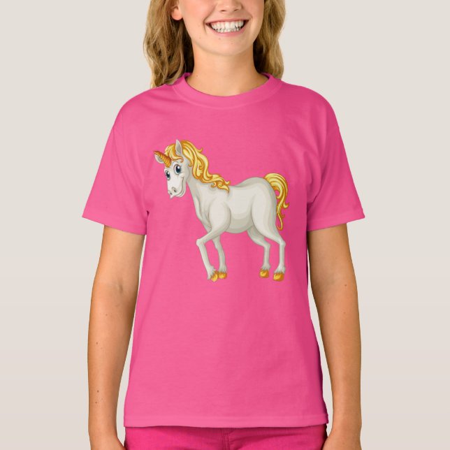 Unicorn-skjortor och jacka t shirt (Framsida)